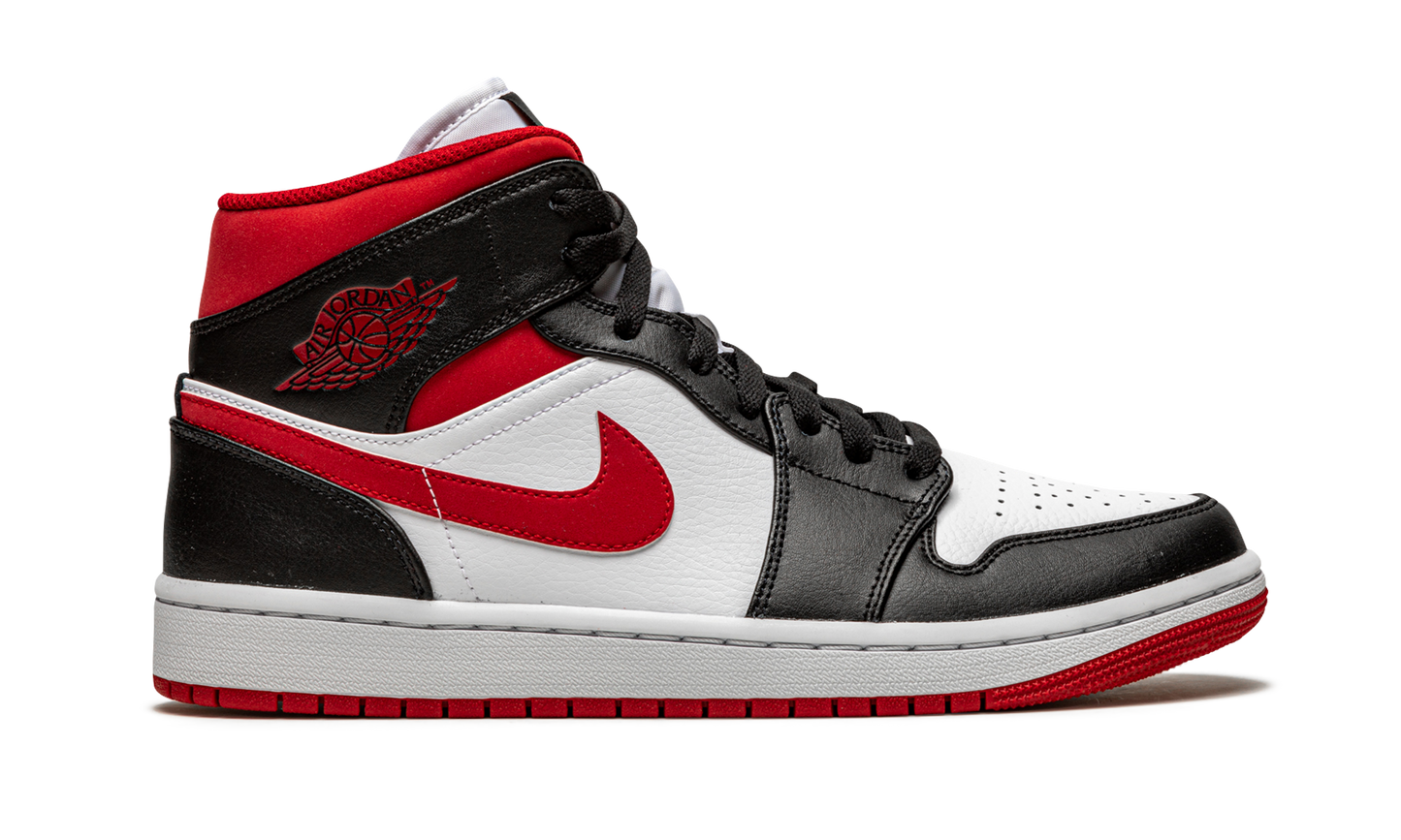 Air Jordan 1 Mid Gym Red Black White