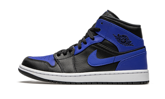 Air Jordan 1 Mid Hyper Royal Tumbled Leather