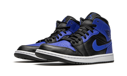 Air Jordan 1 Mid Hyper Royal Tumbled Leather