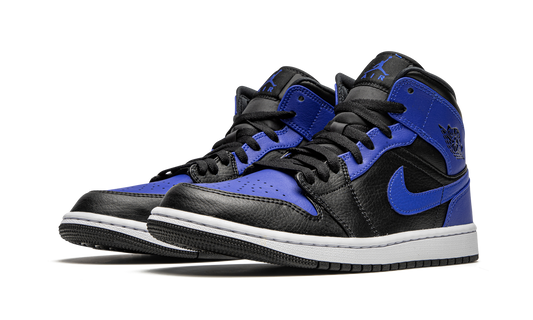 Air Jordan 1 Mid Hyper Royal Tumbled Leather