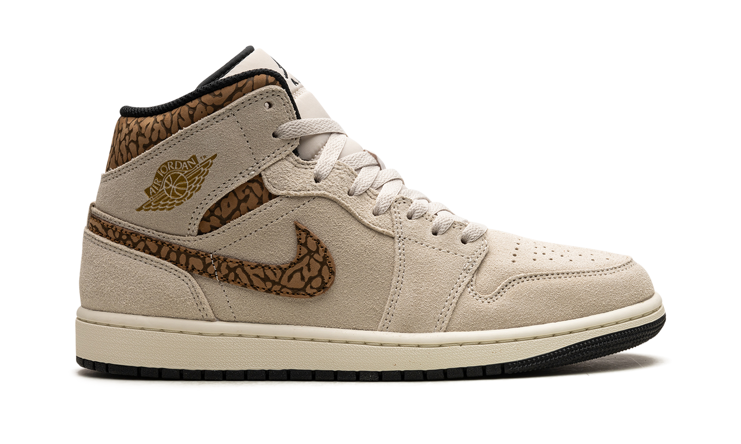 Air Jordan 1 Mid SE Brown Elephant
