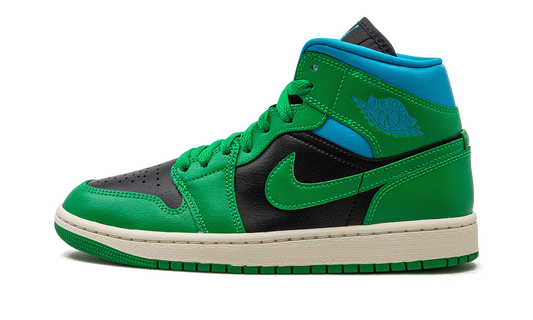 Air Jordan 1 Mid Lucky Green Aquatone