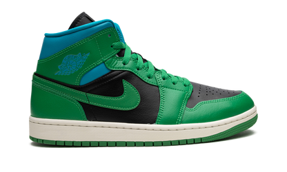 Air Jordan 1 Mid Lucky Green Aquatone