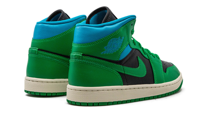 Air Jordan 1 Mid Lucky Green Aquatone