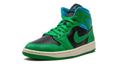 Air Jordan 1 Mid Lucky Green Aquatone