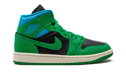 Air Jordan 1 Mid Lucky Green Aquatone