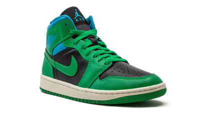 Air Jordan 1 Mid Lucky Green Aquatone