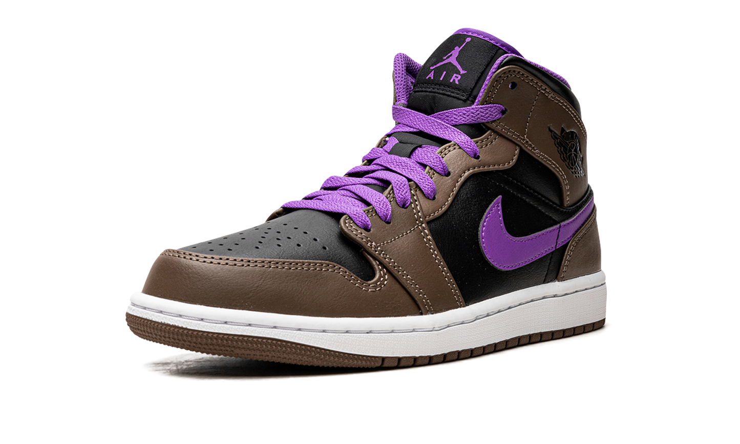 Air Jordan 1 Mid Purple Mocha