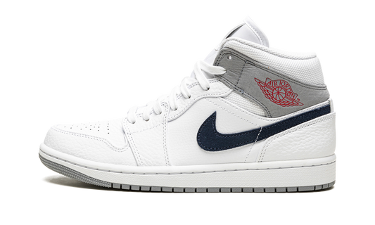 Air Jordan 1 Mid Paris White