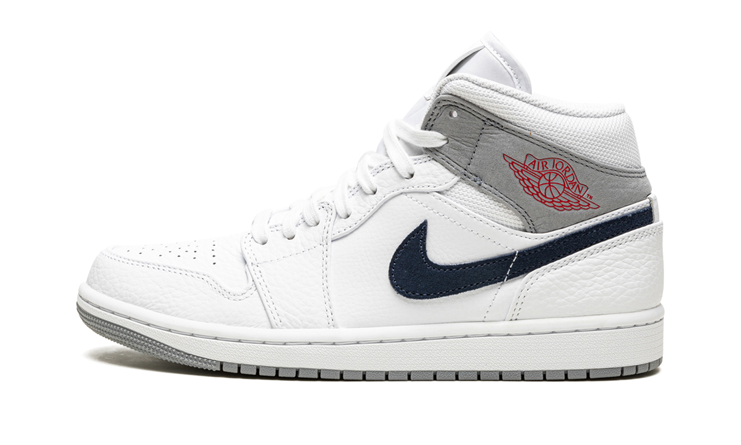 Air Jordan 1 Mid Paris White