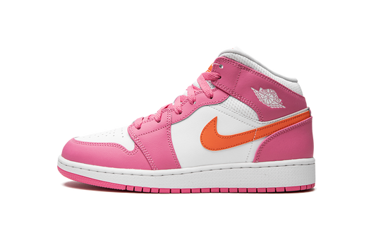 Air Jordan 1 Mid Pinksicle Safety Orange