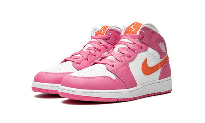 Air Jordan 1 Mid Pinksicle Safety Orange