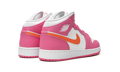 Air Jordan 1 Mid Pinksicle Safety Orange