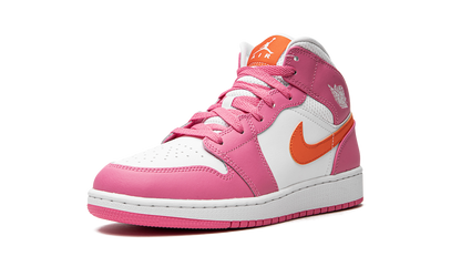 Air Jordan 1 Mid Pinksicle Safety Orange