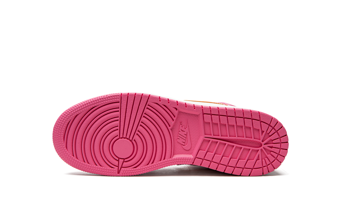 Air Jordan 1 Mid Pinksicle Safety Orange