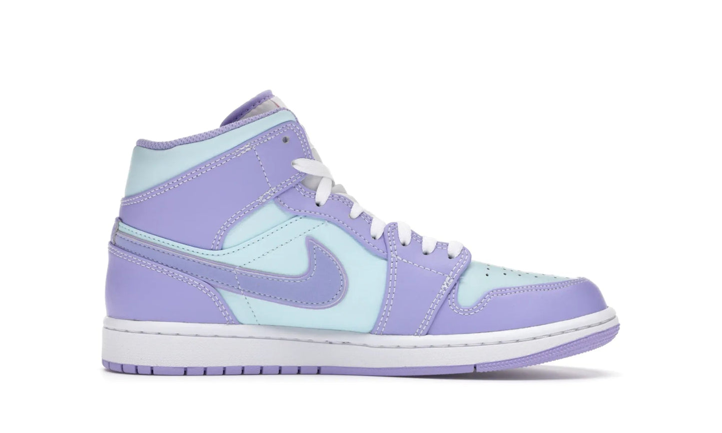 Air Jordan 1 Mid Purple Aqua