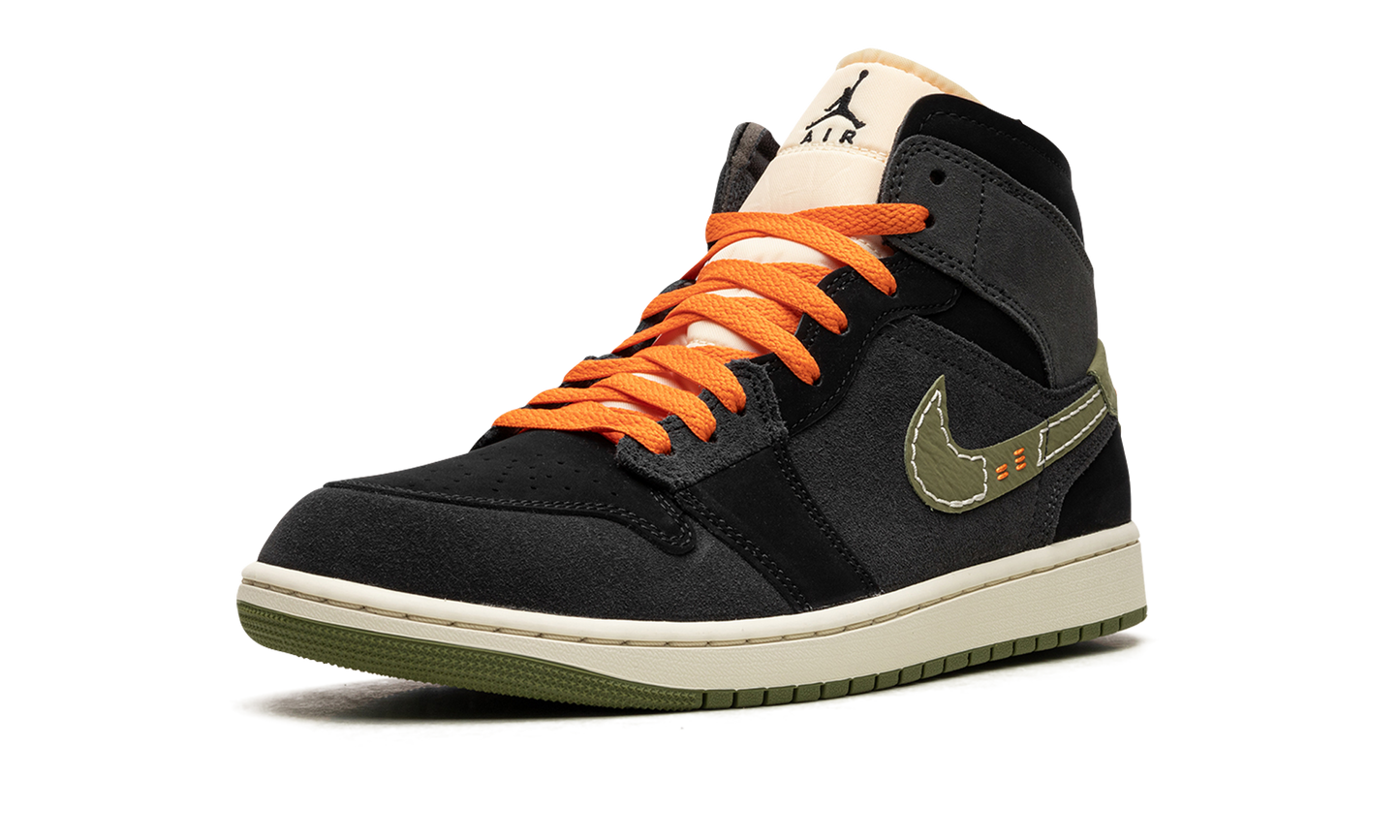 Air Jordan 1 Mid SE Craft Anthracite Light Olive