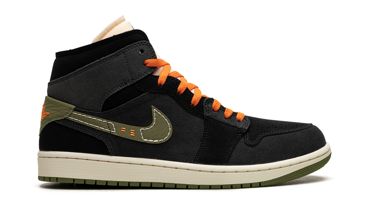 Air Jordan 1 Mid SE Craft Anthracite Light Olive
