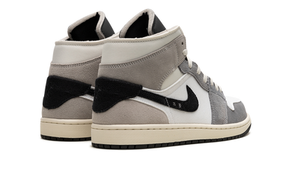 Air Jordan 1 Mid SE Craft White Cement Grey Black