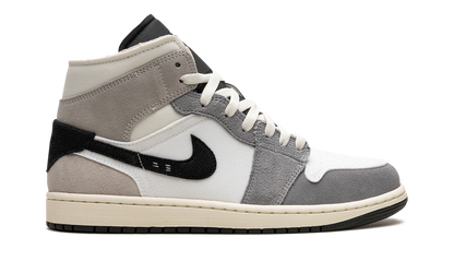 Air Jordan 1 Mid SE Craft White Cement Grey Black