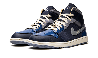 Air Jordan 1 Mid SE Craft Obsidian French Blue Ashen Slate White