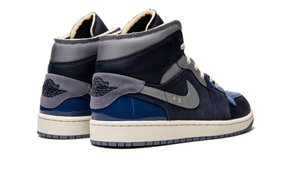 Air Jordan 1 Mid SE Craft Obsidian French Blue Ashen Slate White