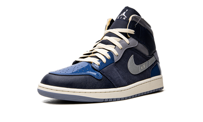 Air Jordan 1 Mid SE Craft Obsidian French Blue Ashen Slate White