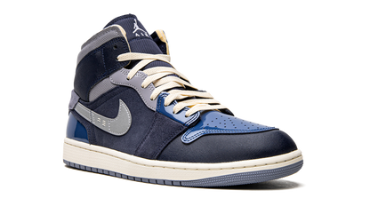 Air Jordan 1 Mid SE Craft Obsidian French Blue Ashen Slate White