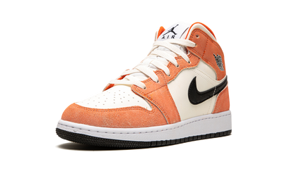 Air Jordan 1 Mid SE Orange Suede