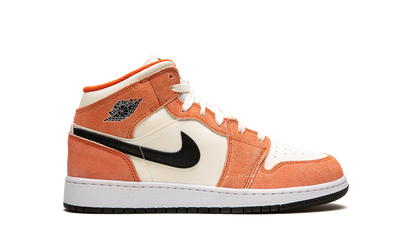 Air Jordan 1 Mid SE Orange Suede