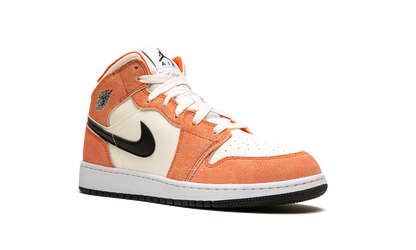 Air Jordan 1 Mid SE Orange Suede