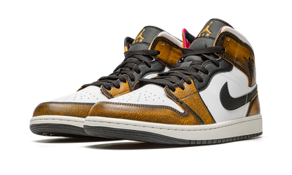 Air Jordan 1 Mid SE Orange Wear Away