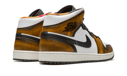 Air Jordan 1 Mid SE Orange Wear Away
