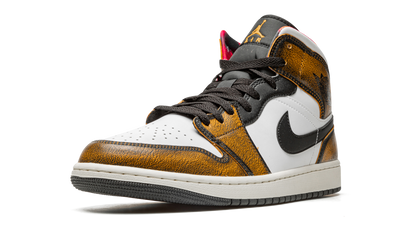 Air Jordan 1 Mid SE Orange Wear Away