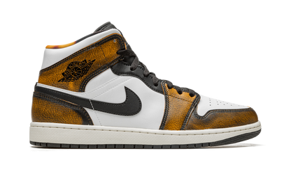 Air Jordan 1 Mid SE Orange Wear Away
