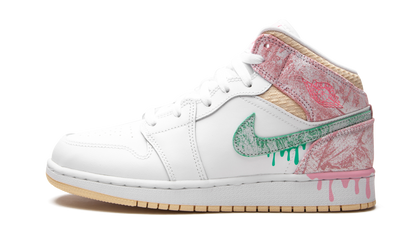 Air Jordan 1 Mid Paint Drip