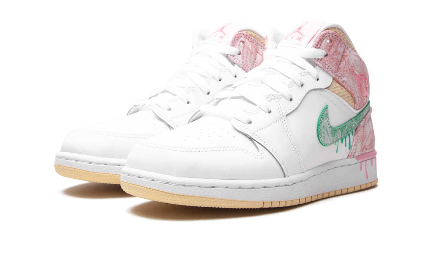 Air Jordan 1 Mid Paint Drip