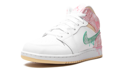 Air Jordan 1 Mid Paint Drip