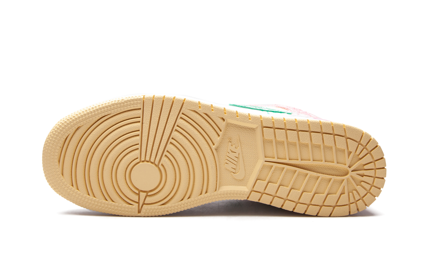 Air Jordan 1 Mid Paint Drip