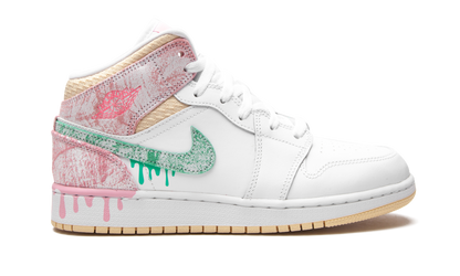 Air Jordan 1 Mid Paint Drip