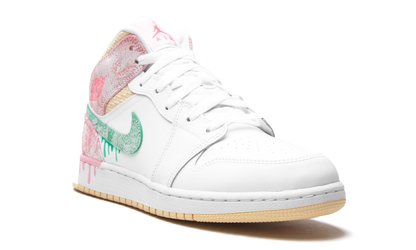 Air Jordan 1 Mid Paint Drip