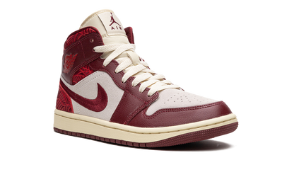 Air Jordan 1 Mid SE Tiki Leaf Team Red