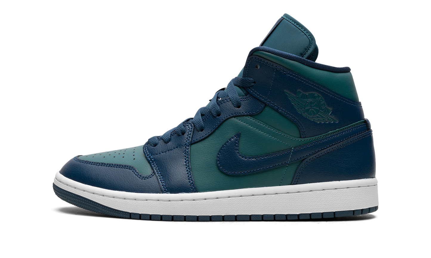 Air Jordan 1 Mid Teal French Blue