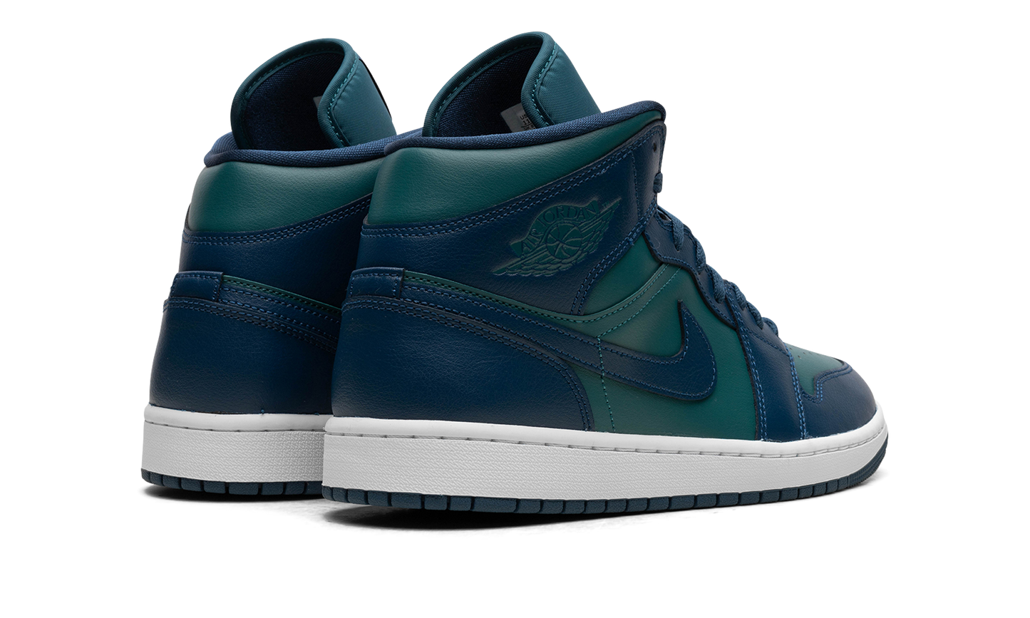 Air Jordan 1 Mid Teal French Blue