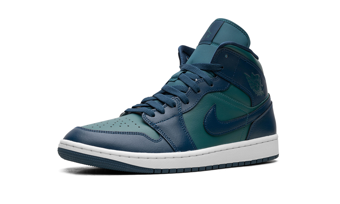 Air Jordan 1 Mid Teal French Blue