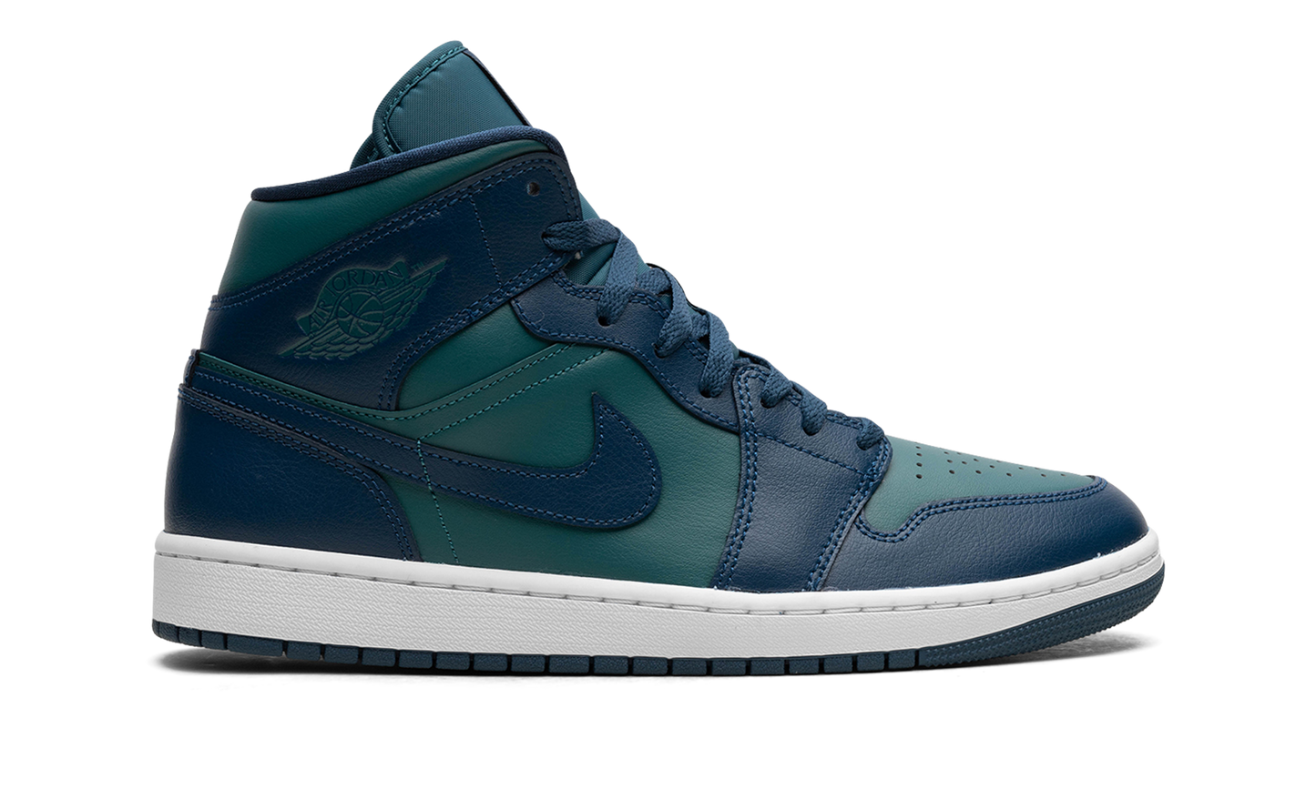 Air Jordan 1 Mid Teal French Blue