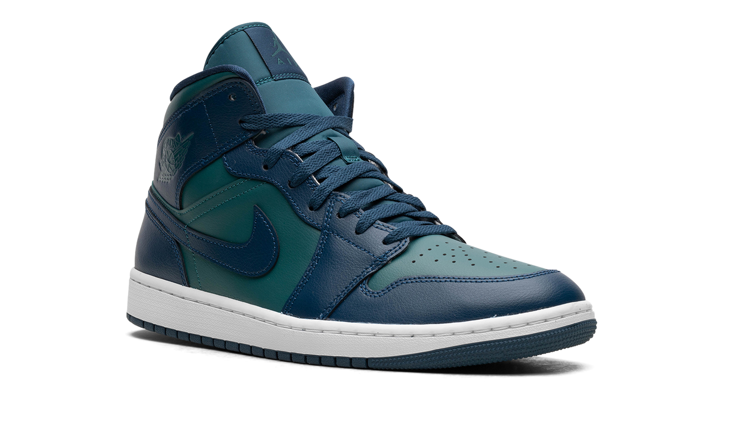 Air Jordan 1 Mid Teal French Blue