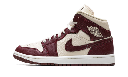 Air Jordan 1 Mid SE Split Beach Cherrywood Red