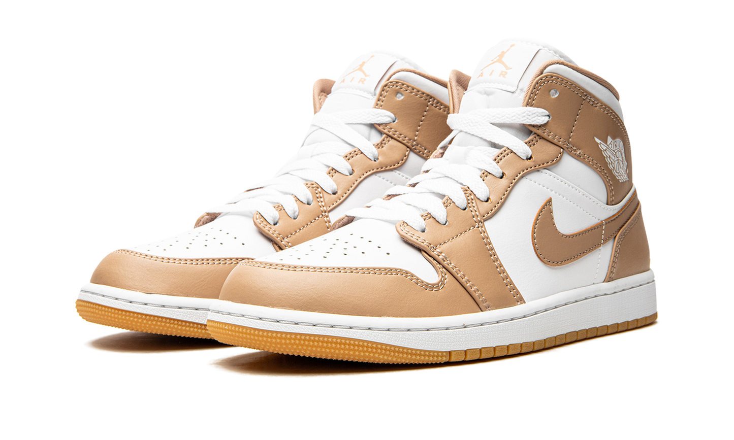 Air Jordan 1 Mid Tan Gum