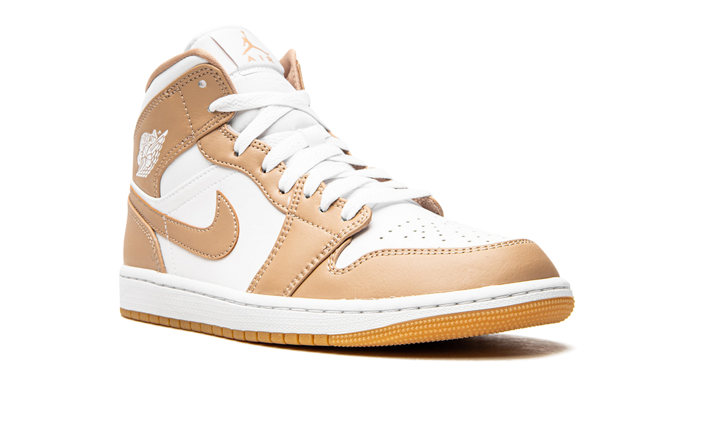 Air Jordan 1 Mid Tan Gum